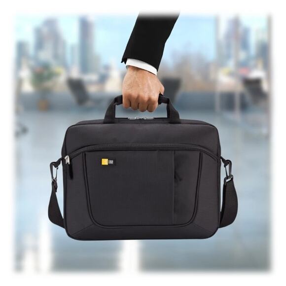 PROFESSIONAL LAPTOP & TABLET BAG, BLACK CASE LOGIC ADVANTAGE BAG FOR UP TO 14" - Picture 10 of 10